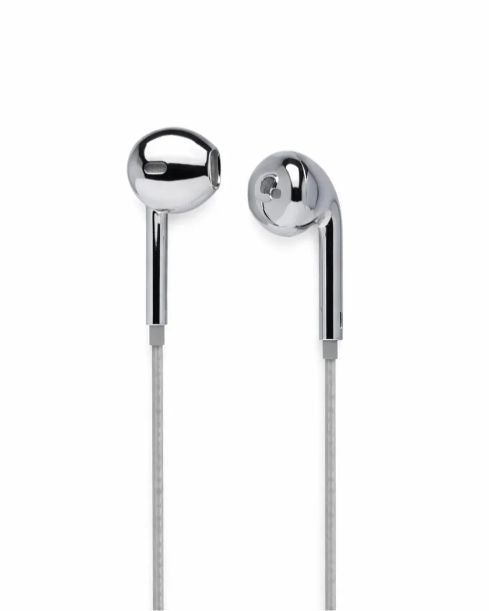 Chrome Finished Wired Earbuds - Image 2
