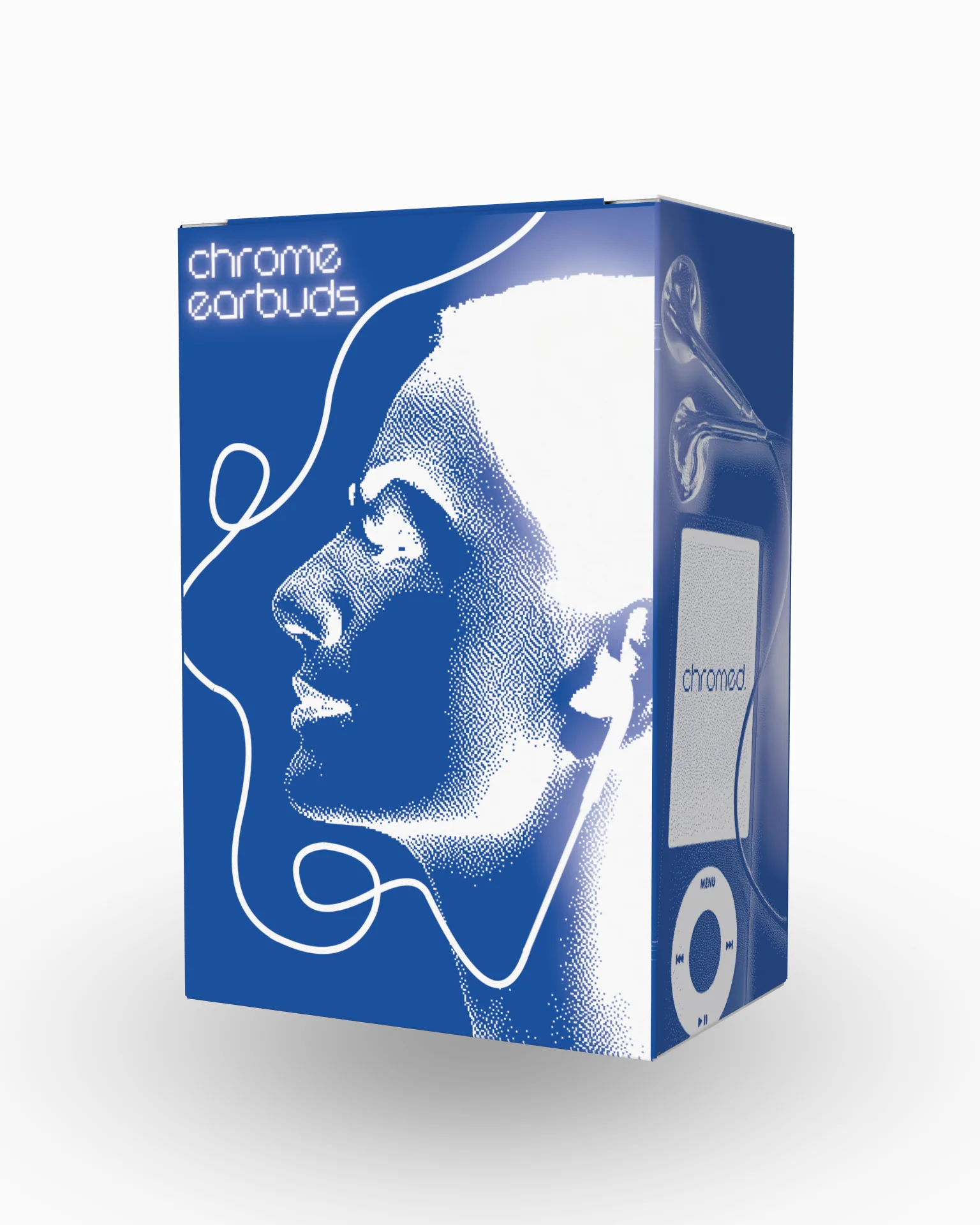 Chrome Finished Wired Earbuds - Image 4