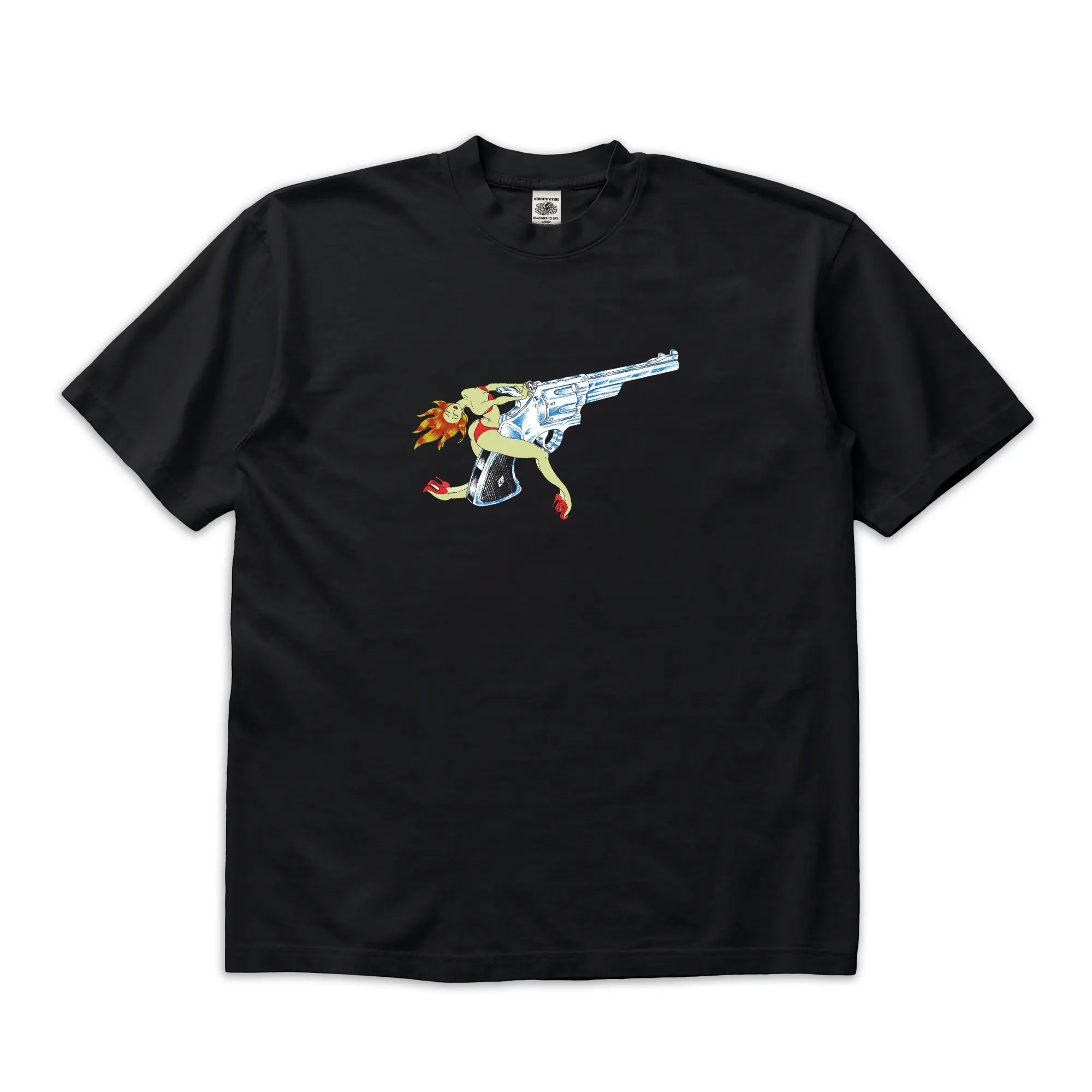 Girl is a Gun T-Shirt Black - Image 2
