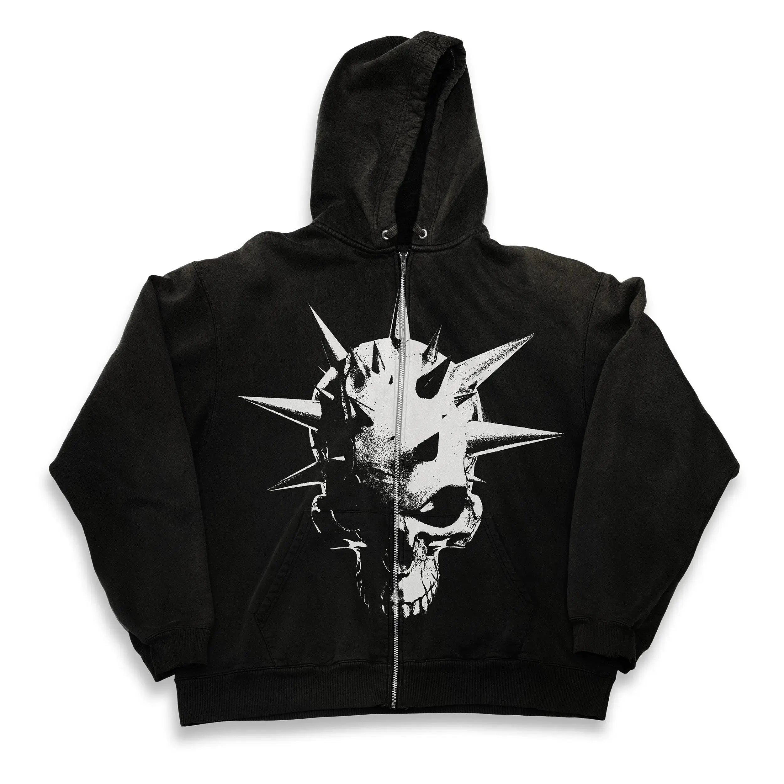 Pin Head Zip-Up Black - Image 3